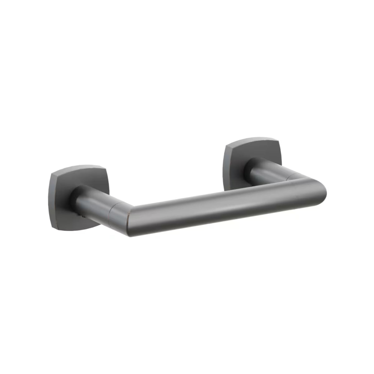 EMTEK Modern Tubular Brass Paper Holder - Pivoting Double Post