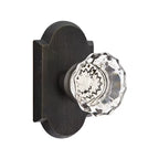 EMTEK Astoria Glass Knob - Sandcast Collection