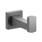 EMTEK Transitional Flared Brass Single Robe Hook with Rosette
