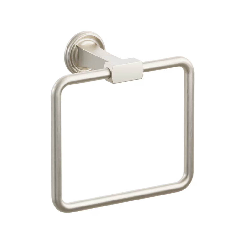 EMTEK Transitional Flared Brass Towel Ring