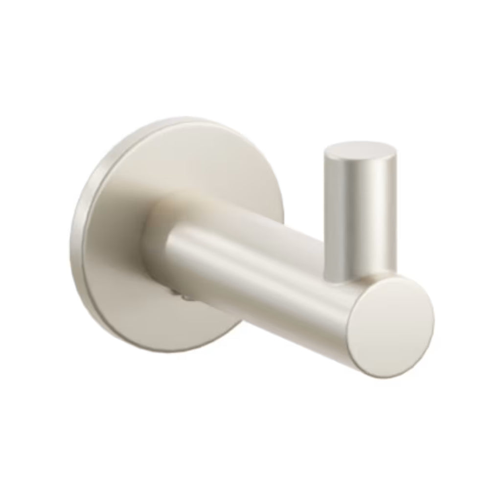EMTEK Modern Tubular Brass Single Hook With Rosette