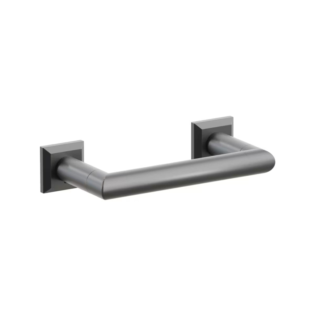 EMTEK Modern Tubular Brass Paper Holder - Pivoting Double Post