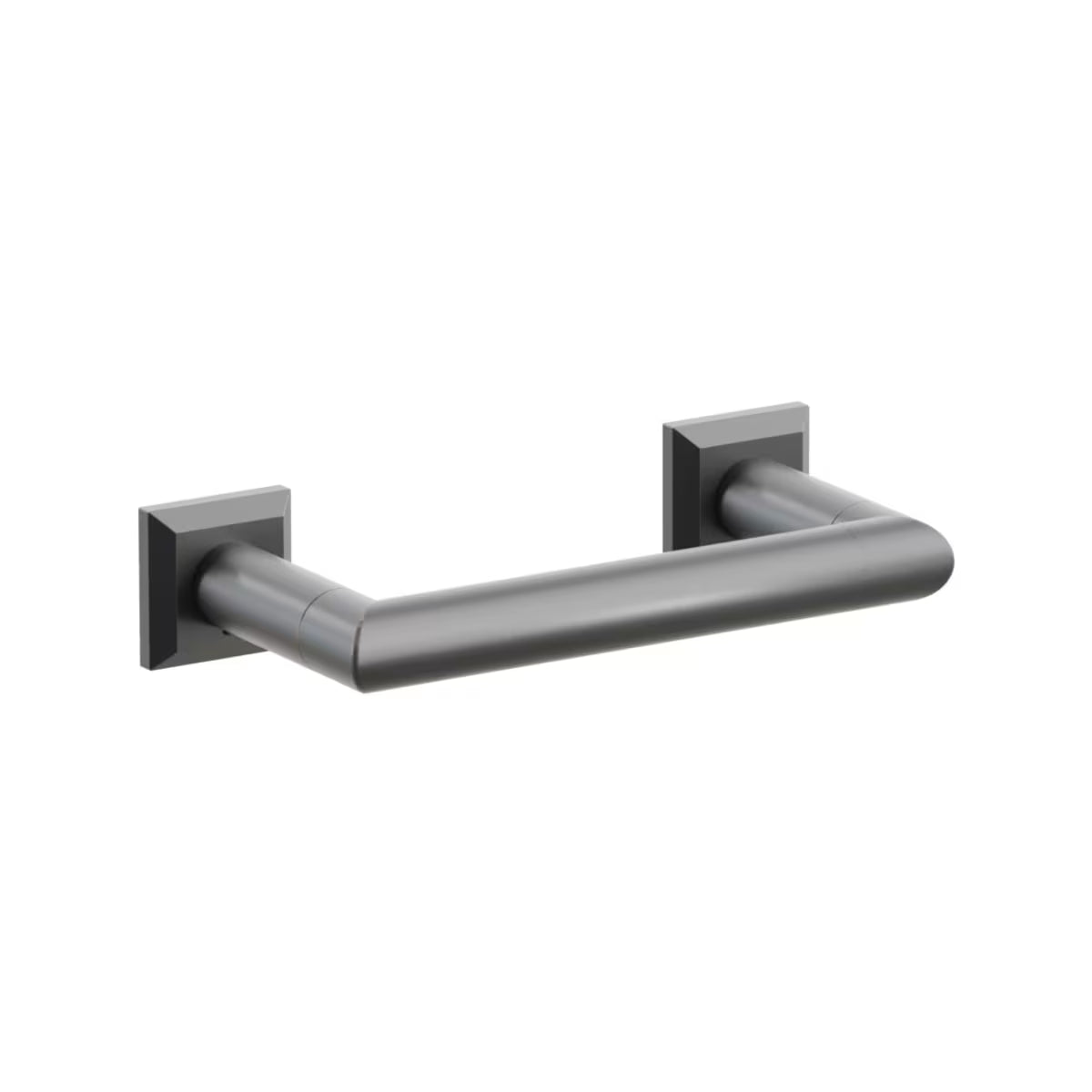 EMTEK Modern Tubular Brass Paper Holder - Pivoting Double Post
