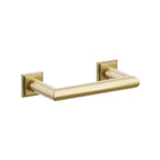 EMTEK Modern Tubular Brass Paper Holder - Pivoting Double Post