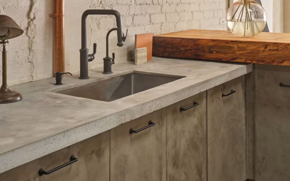 EMTEK Sandcast Bronze Rod Cabinet Pull