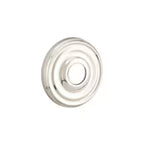 EMTEK Traditional Brass Double Hook with Rosette