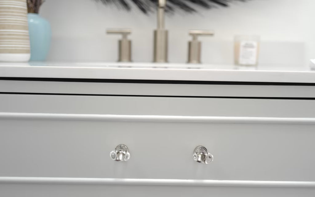 EMTEK Hampton Glass Cabinet Knob