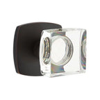EMTEK Modern Square Glass Knob