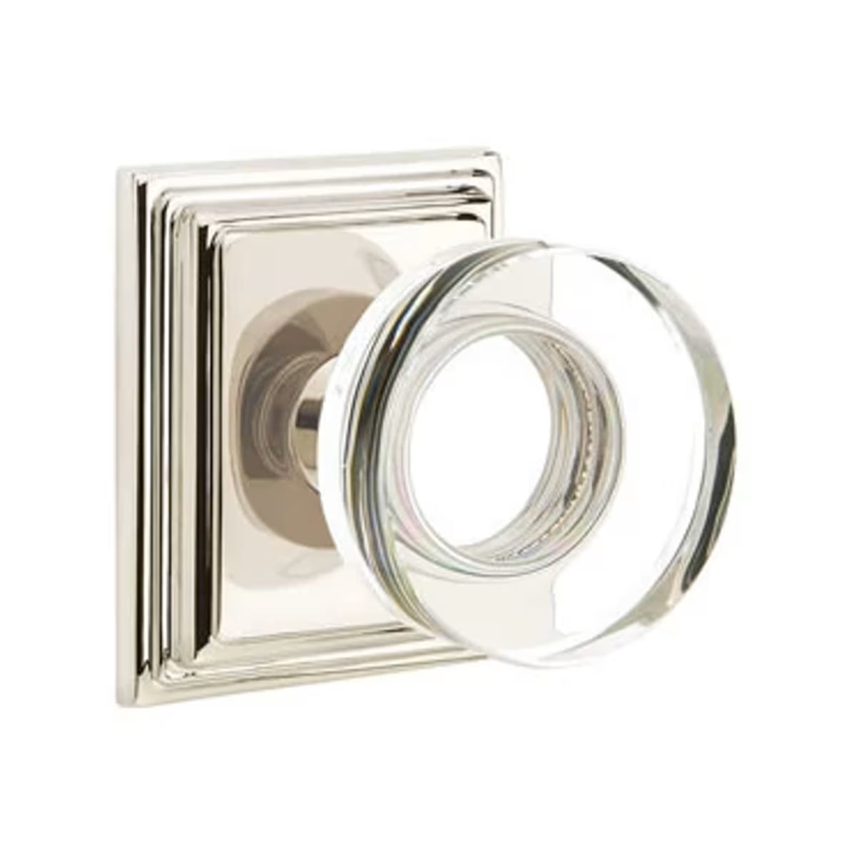 EMTEK Modern Disc Glass Knob